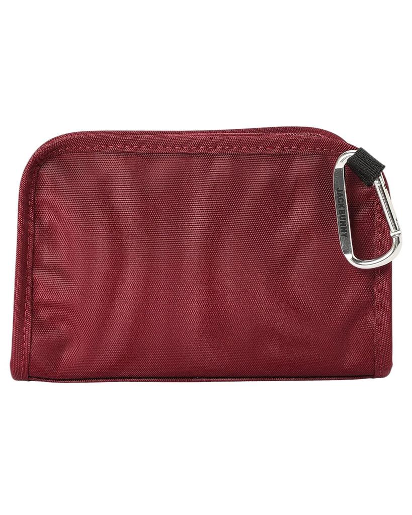 Jack Bunny Logo Zipper Series Pouch for Golf Accessories FR / 262-5984711 070_Bordeaux