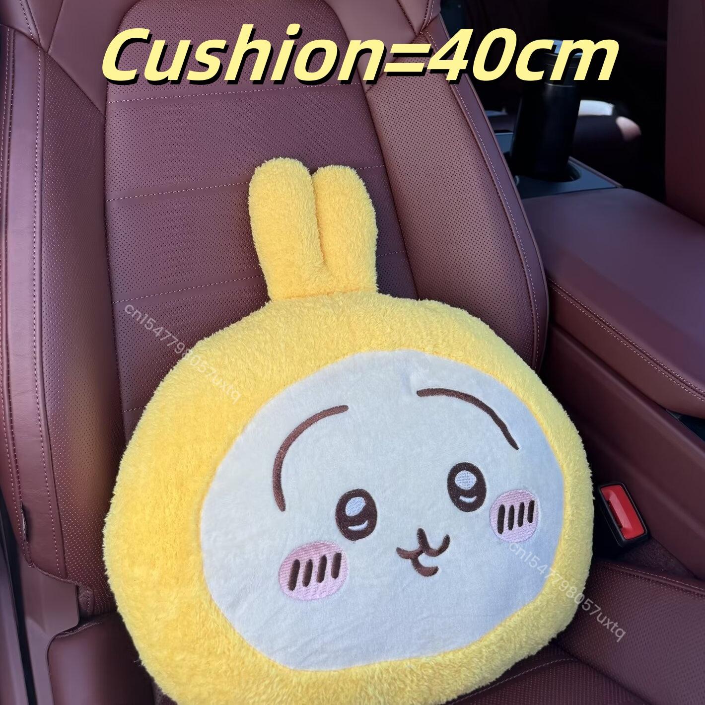 Kawaii Chiikawa Pluche Kussen Usagi Hachiware Zacht Knuffelkussen Hoofdsteun Voor Autostoel Huisdecoratie voor Anime Fans As Picture