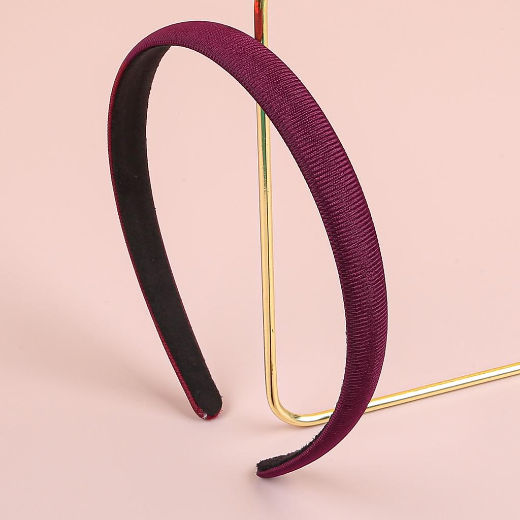 1/5pcs Plain 1.5CM Wide Headband Girls Fabric Covered Resin Hairbands Plastic Hair Hoop Kids Elastic Bands Hair Accessories