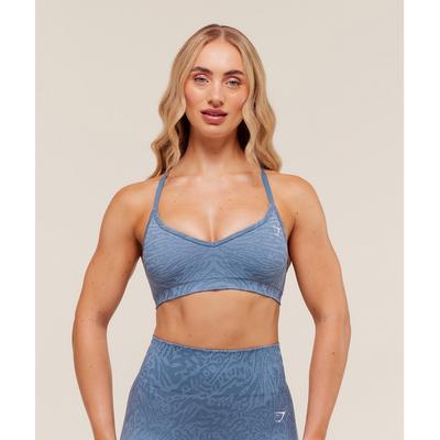 Adapt Animal Nahtloser Sport-BH Getragen Blau Peri Blau B5b4f Udvh