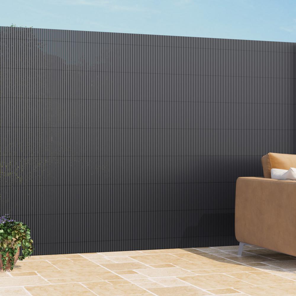 Dark Grey PVC Fence 1.8 * 3
