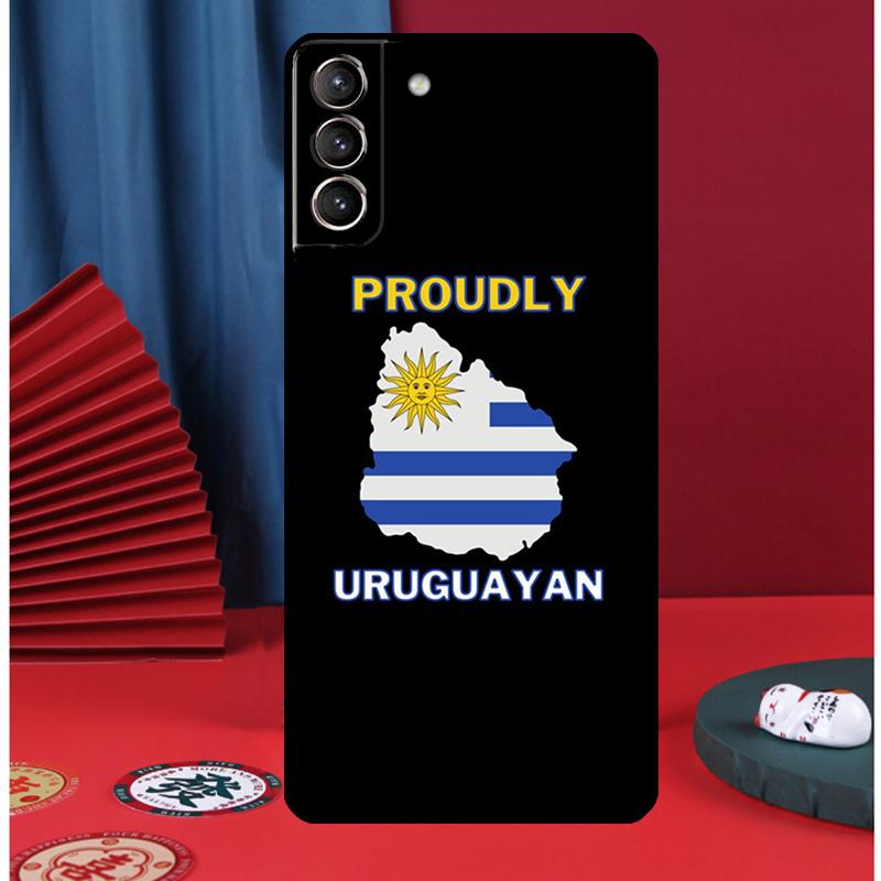 Uruguay Flag Phone Case For Samsung Galaxy S25 Ultra S9 S10 S20 S21 S22 Plus S23 FE S24 Ultra Back Cover