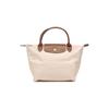 Le Pliage 23 Snap Zipper Closure Short Handle Canvas And Leather Tote Bag Women Tote Bag Paper-Color 1621089P71