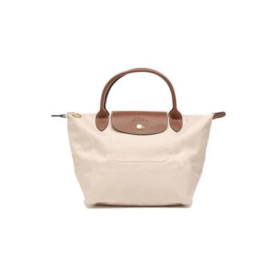 Le Pliage 23 Snap Zipper Closure Short Handle Canvas And Leather Tote Bag Women Tote Bag Paper-Color 1621089P71