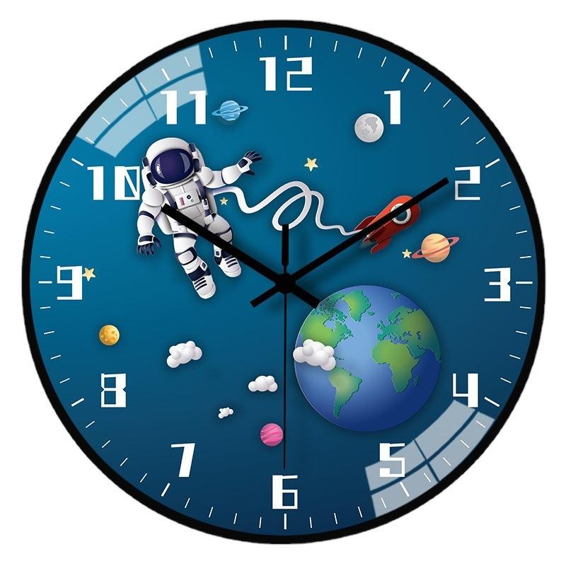 10-inch 25cm Wall Clock Living Room Cartoon Creative Personalized Clock Children Fashion Home Silent Clock