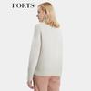 PORTS 100% Cashmere Round Neck Pullover