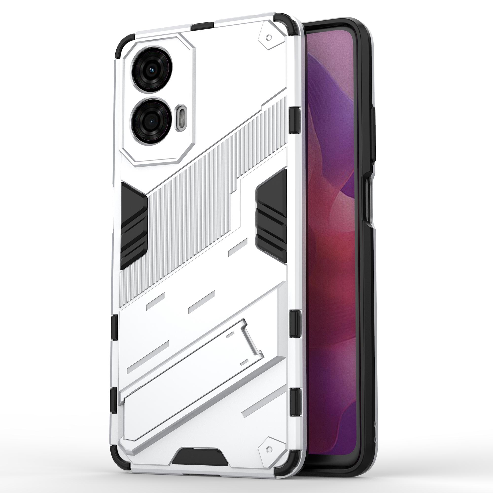 

Для Motorola Moto G24 4G Чехол PC+TPU Противоударный Чехол для Телефона с Подставкой H