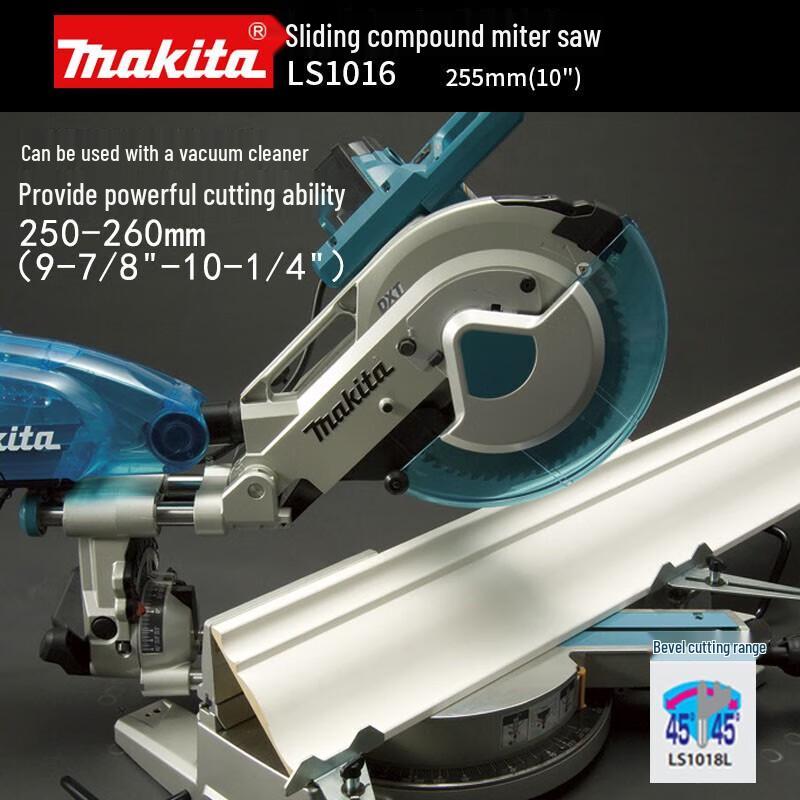 Makita 10-Inch Sliding Compound Miter Saw CN plug (adapter included)