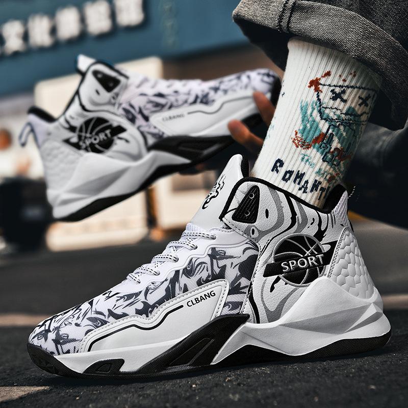 Basketball Shoes 2025 New Youth Sports Training Boots Student Casual Breathable Versatile Trendy Shoes Running Shoes