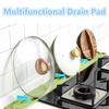 Kitchen Cooking Bench Narrow Slit Pot Lid Anti Dirt Pad Pot Lid Storage Mat Pan Shovel Placement Pad Countertop Placement Mat