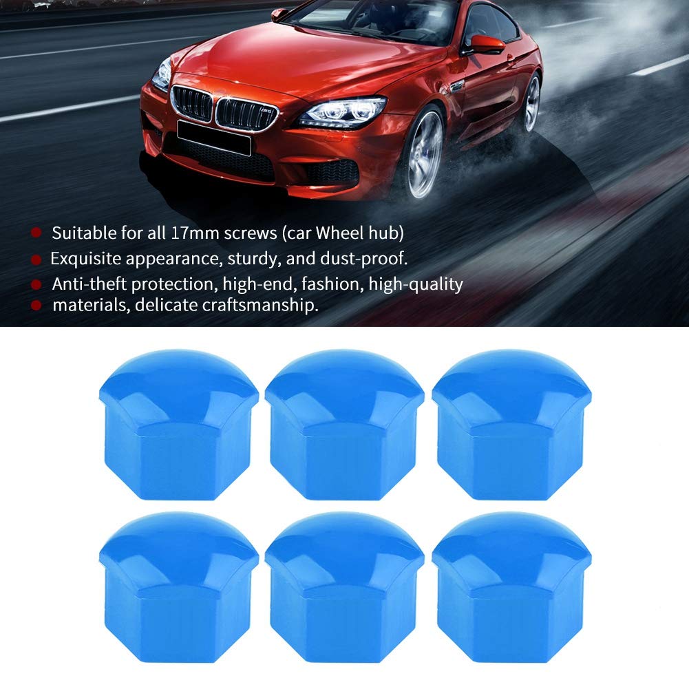 Car Wheel Nut Rim Covers 20pcs 17mm Nuts Car Wheel Nut Cap Auto Hub