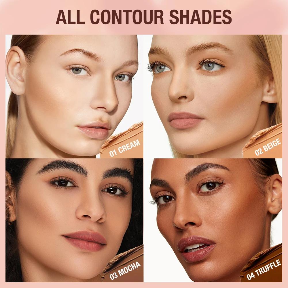 O.TWO.O Contour Stick Cream Stick illuminante leggero a lunga tenuta, facile da scolpire, correttore per il viso, abbronzante, penna per il contouring