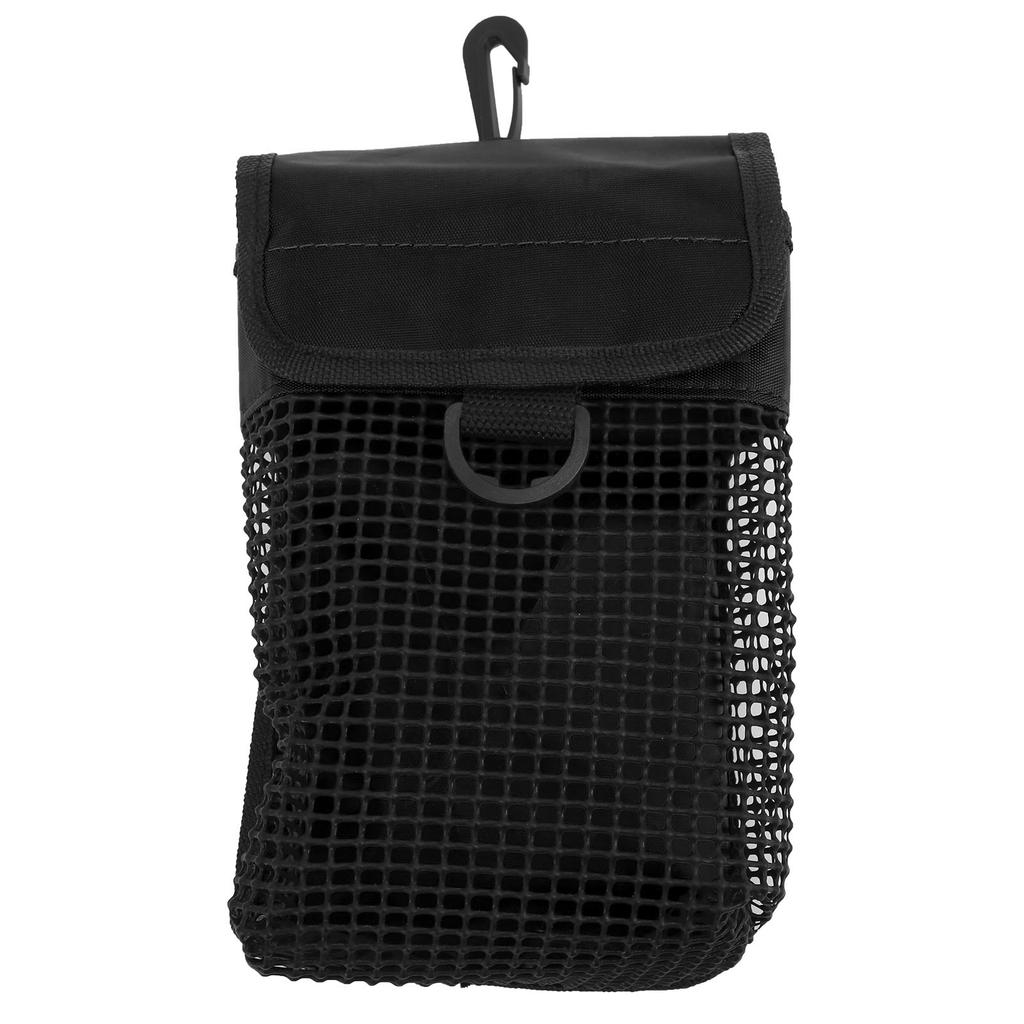 21x14cm Portable Diving Mesh Gear Bag with Buckle Lightweight Underwater Marker Mesh Pouch