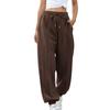 Women's Drawstring Trousers Solid Color Casual Sweatpants