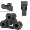 Mallofusa Exhaust Pipe Support Rubber Exhaust Mounting Compatible for HONDA CIVIC 4D 2006 2007 2008 2009 2010 2011 2012 18215-SNA-A31 Black