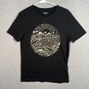 Goodfellow & Co. Black Graphic T-Shirt Small Cotton Blend Crewneck Beach Ocean