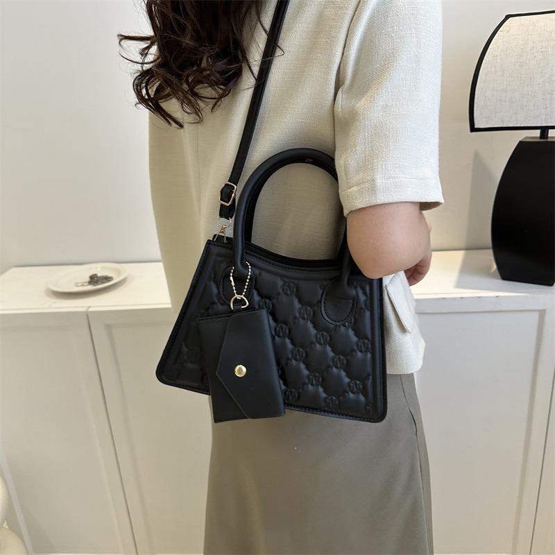 summer new fashion simple small square bag casual shoulder bag trendy messenger bag niche simple handbag