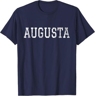 Augusta Vintage White Text Apparel Unisex T-Shirt