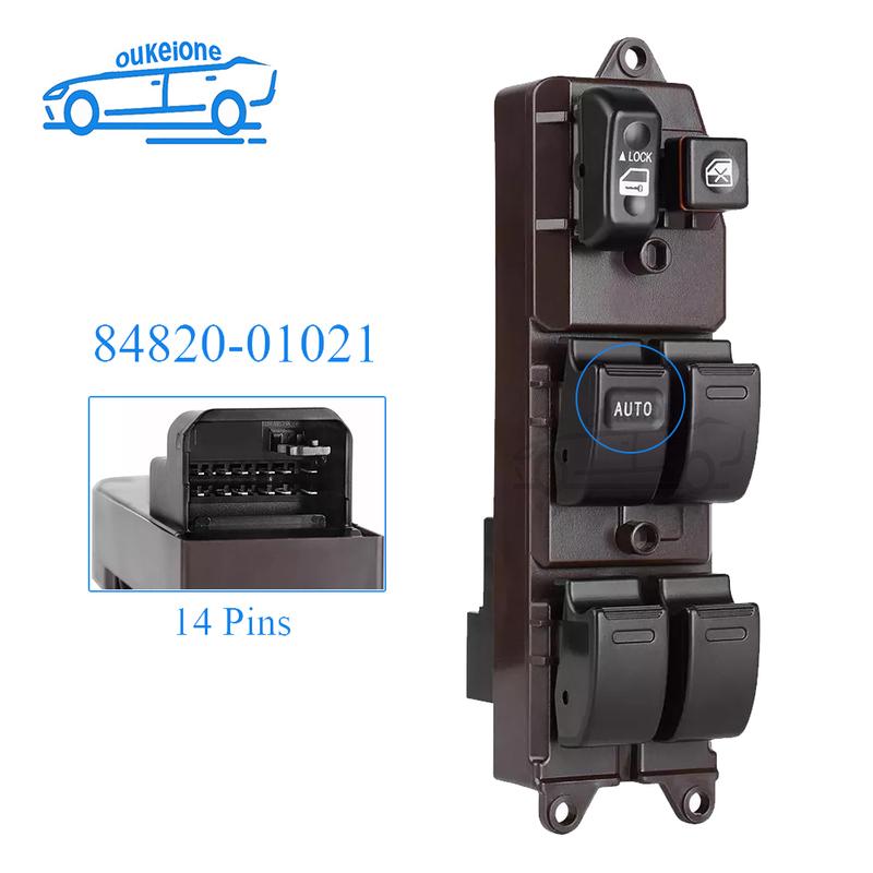 Front Left Electric Power Master Window Lifter Switch Control Regulator Button for Toyota Matrix Corolla 2003 - 2008 84820-01021