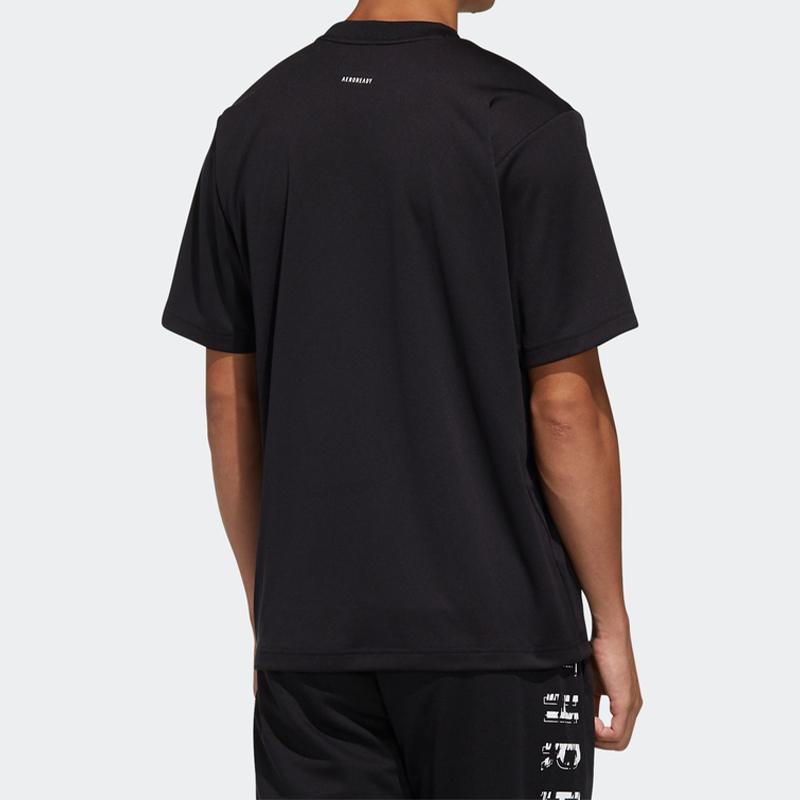 adidas T Shirts Men's Crew Neck Moderate Straight Fit FM5369