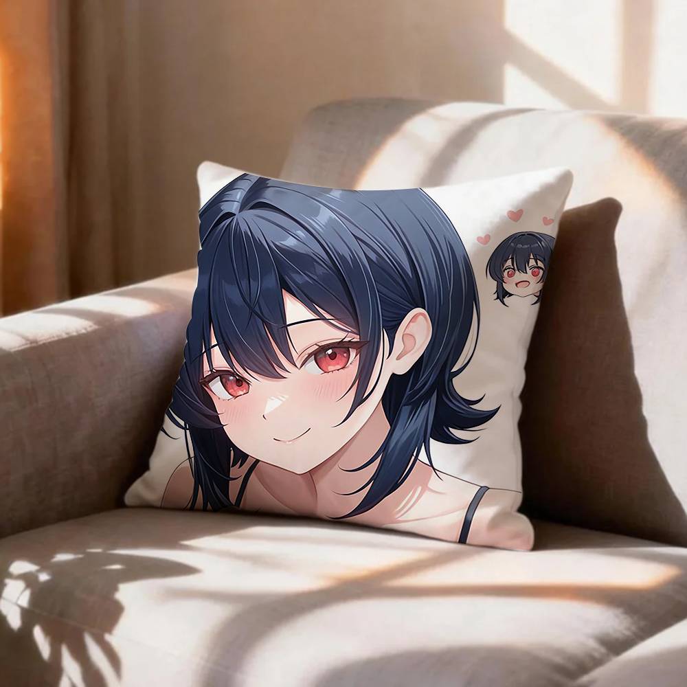Sweet Umi MMaki Asanagi Pillow Case Pattern Printed Pillowcase For Living Room Sofa Cushion Cover