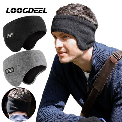 Loogdeel 1Pcs Winter Men'S Padded Thickened Ear Warmers Prevent Cold Windproof Warmth Ear Muffs Women Sports Headband Earmuffs
