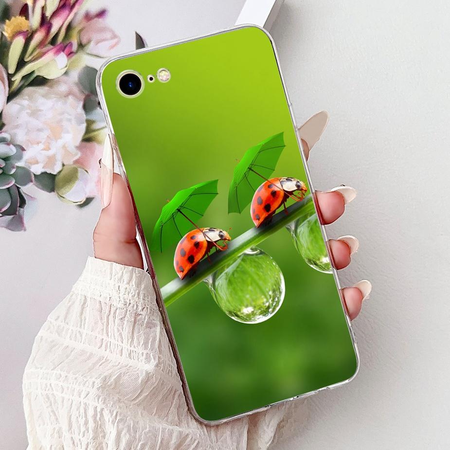 

For Apple iPhone 7 Plus Case iPhone8 Plus Beautiful Butterfly Painted Cover Soft Slim Phone Case For iPhone 8 iPhone7 Plus Shell iPhone 7