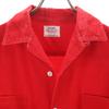 Sears 60s Vintage Made In Japan Long Sleeve Corduroy Open Collar Shirt M Men's Used