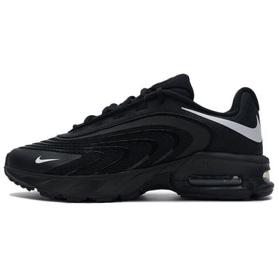 Air Max Fire Textil, Syntetická kůže Odolná proti oděru Prodyšná Nízké neformální boty Pánské Černá IO4510-003