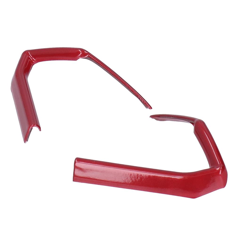 2Pcs Steering Wheel Cover Sequins Strip Trim Sticker Fit for Mazda 3AxelaCX?4CX?5Red