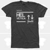 Helvetica T Shirt Designer Typography Vintage Washed Slightly Top For Everyday Wear Casual Fashion Stylish Comfortable Graphic