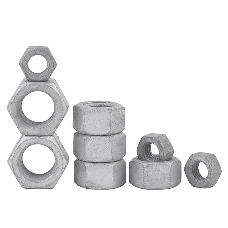 High-Strength Hot-Dip Galvanized Grade 8.8 Hex Nut for Photovoltaic, GB6170