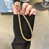 Short Fashion Rhinestone Mobile Phone Lanyard, Anti‑Lost Portable Wrist Rope High‑End Shiny Diamond Phone Case Pendant