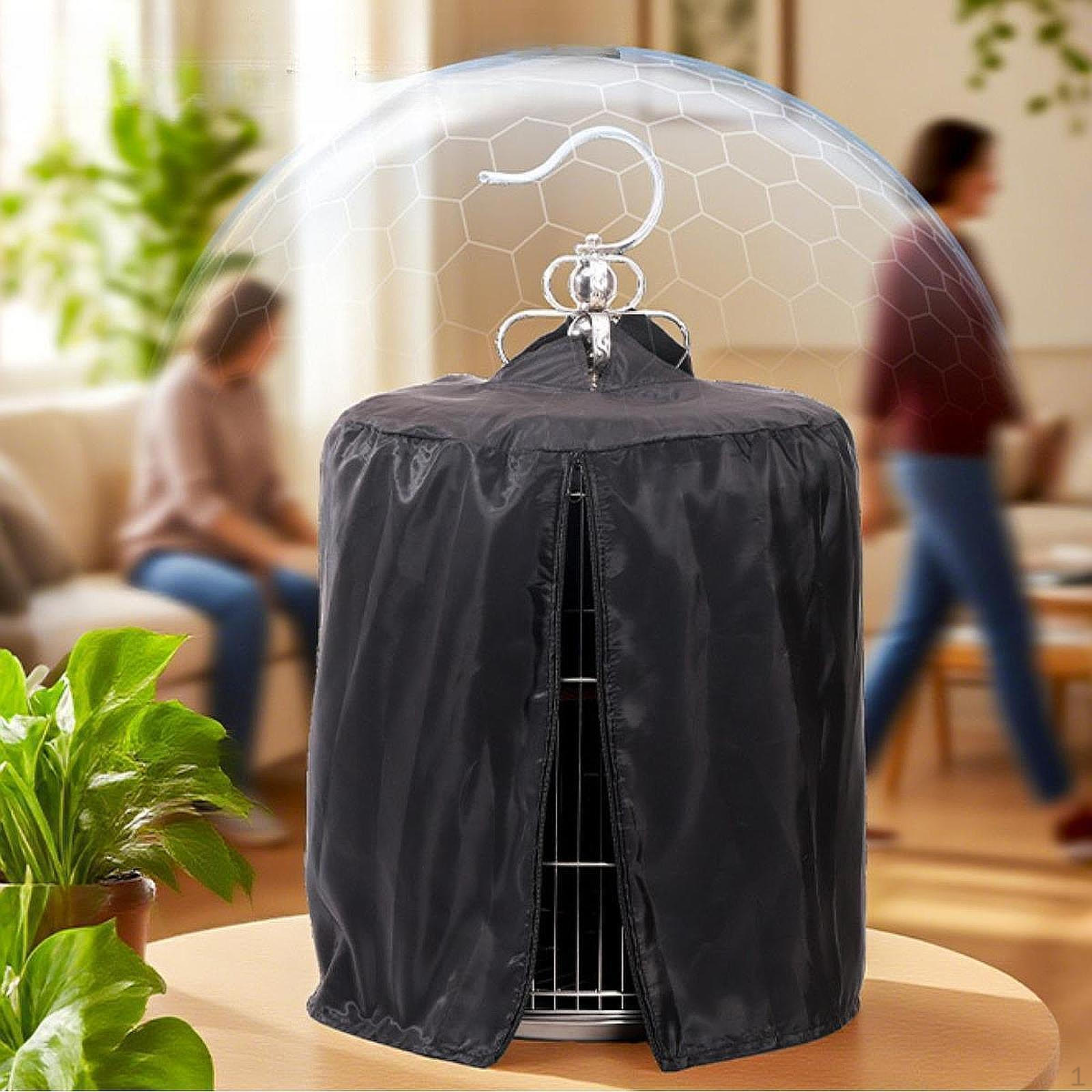 

Чехол для клетки для птиц Защита клетки на молнии Принадлежности Пылезащитный Ветрозащитный для волнистых попугайчиков 40cmx46.5cm