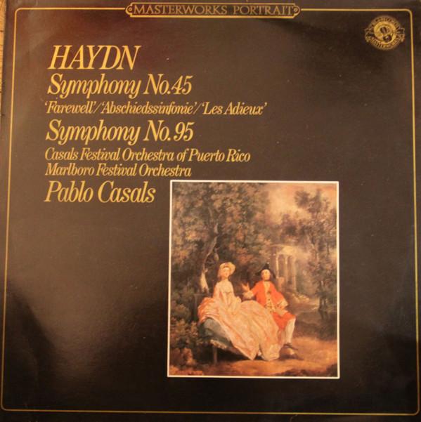 

LP Record JOSEPH HAYDN PABLO CASALS Symphony No. 45 Symphony No. 95 MP39068 CBS Masterworks Europe Classical Used