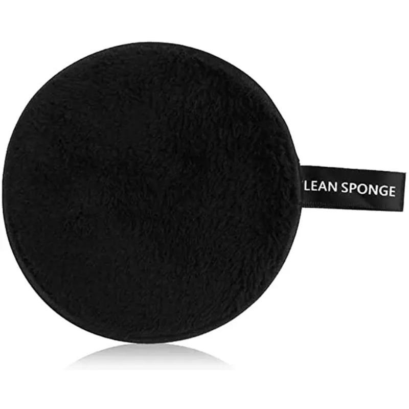 1PCS Round Double Sided Makeup Remover Sponge Flutter Face Wash Cleaning Cotton Flapping Reusable Wet Sponge Puff Soft Natural