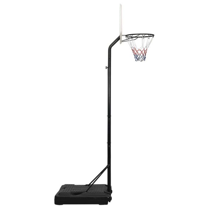 3107831 vidaXL Support de basket-ball Blanc 282-352 cm Polyéthylène