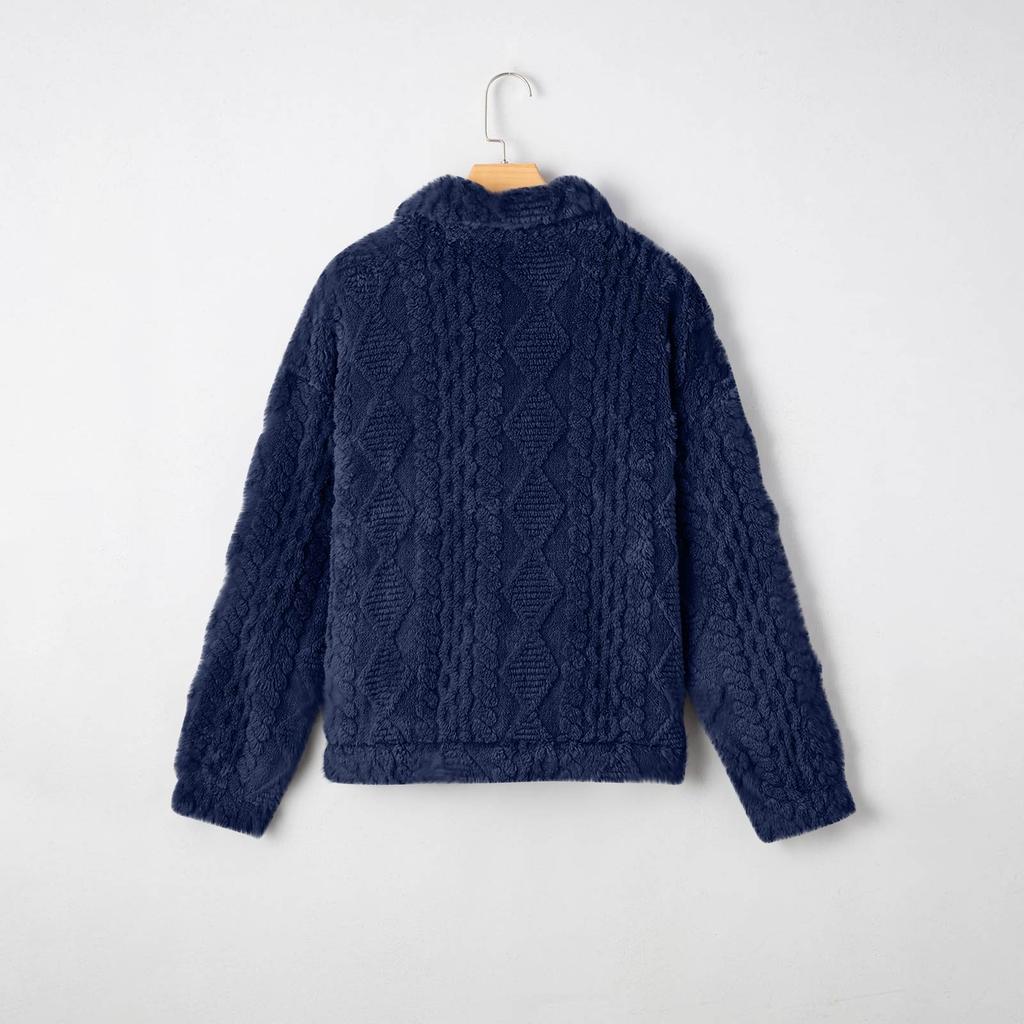 Women's Fashion Casual Loose Cardigan Long Sleeve Jacket