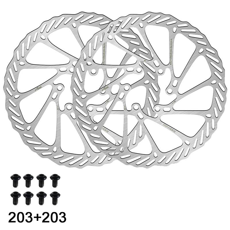 IIIPRO 140mm 160mm Bicycle Disc Brake Rotor 6 Bolts Bike Hydraulic Brake Discs High Strength Mountain Bike Rotors