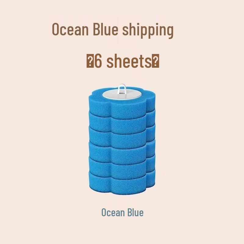 

Disposable Corner-Free Toilet Brush with Replacement Head for Bathroom Cleaning