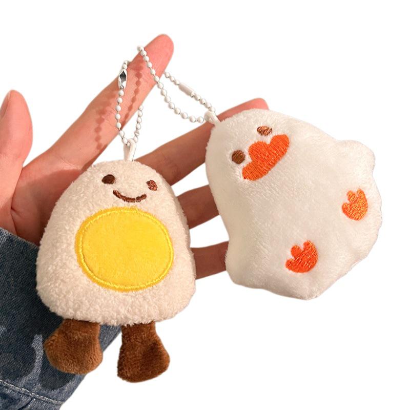 Plush Food Figurine Pendants: Cute Dolls & Keychain Bag Charms for Gifting