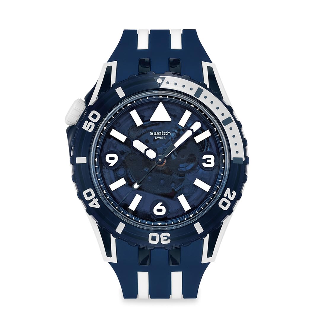 SCUBAQUA SEA WASP SSCU09N100 Unisex Adult Blue [Swatch] Watch,