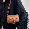 Women's PU Leather Small Square Bag Fashionable Shoulder Bag PU Leather Small Square Bag Retro Crossbody Bag Suitable for Daily Use Shopping Commuting