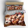Piglets and barn design. Bedding sets Duvet cover sets Duvet covers Pillowcases(1 * Duvet Cover 2 * Pillowcases without duvet insert)