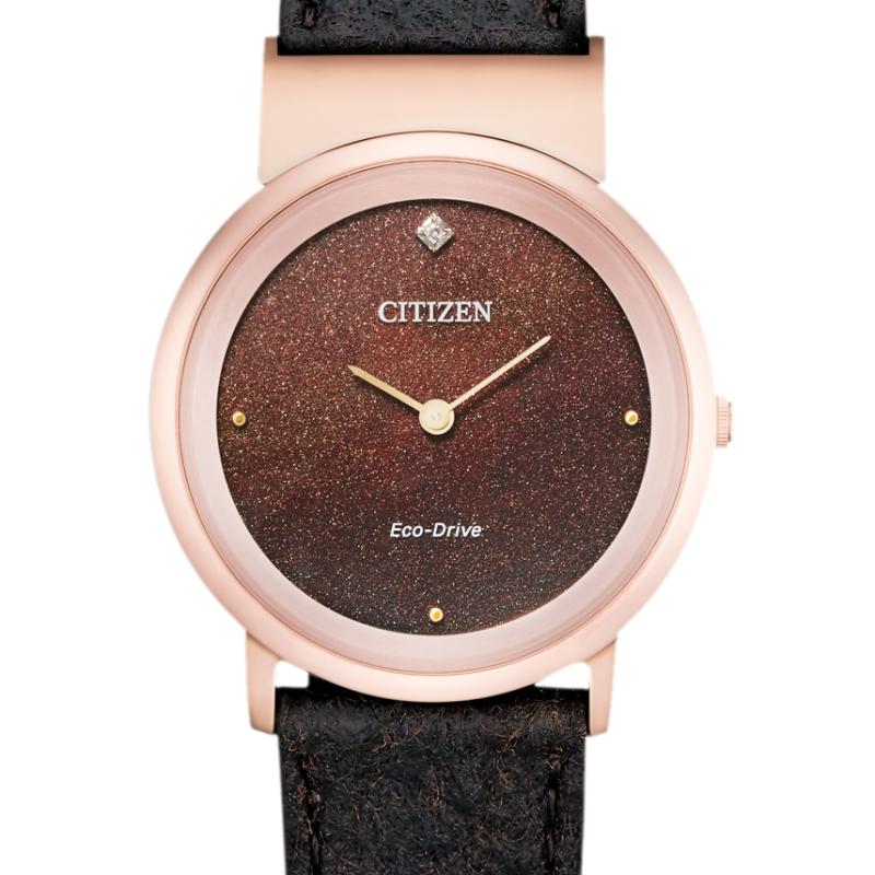 

Citizen Women s Quartz Brown EG7072-19X коричневый