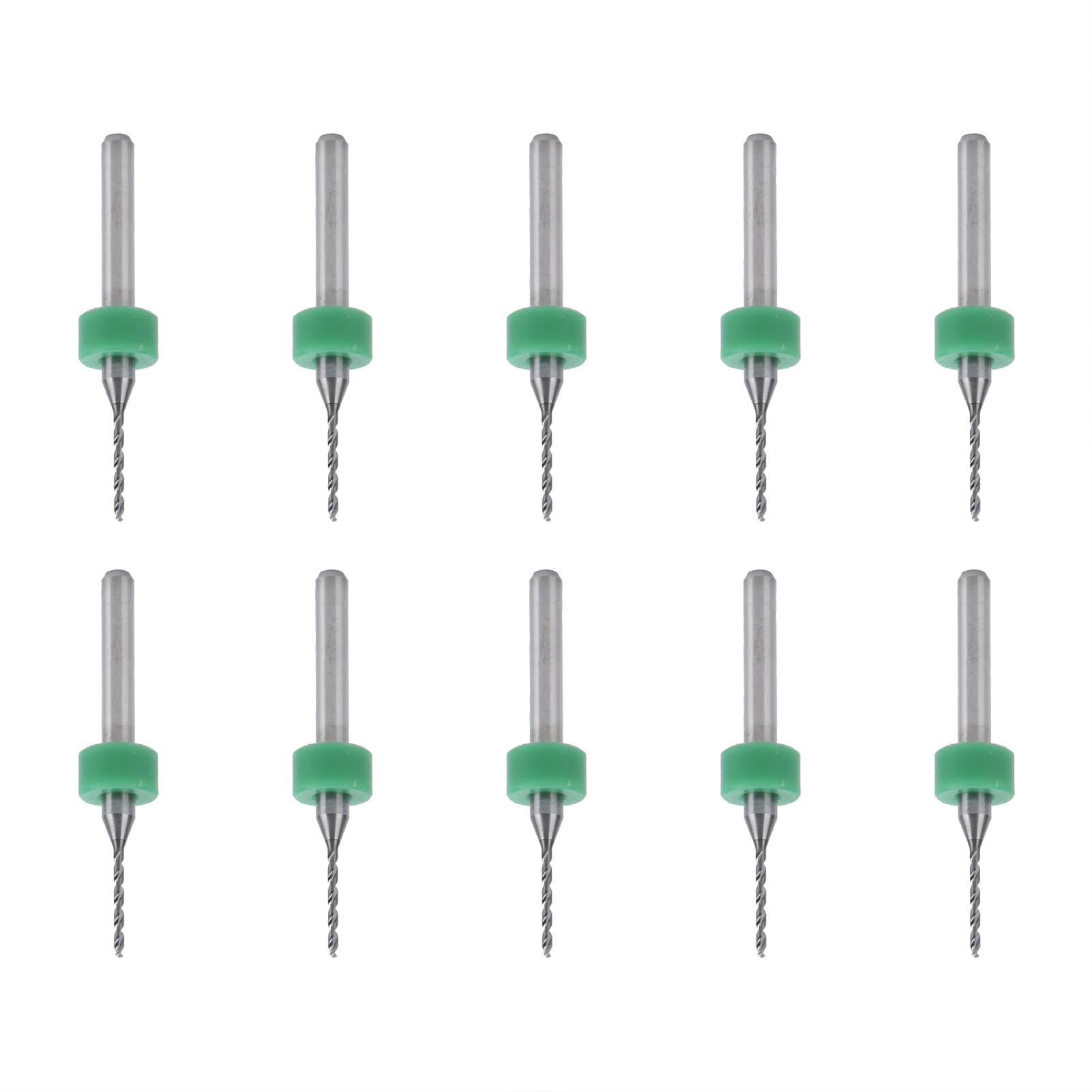 

10 шт. спиральное сверло из вольфрамового сплава, микро-PCB, вращающийся инструмент, ювелирное оборудование для гравировки с ЧПУ 1 мм