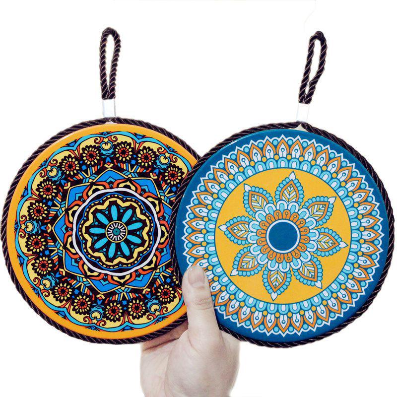 Ceramiczna podkładka pod garnek w stylu chińskim, chroniąca przed oparzeniami i zarysowaniami, na stół w jadalni