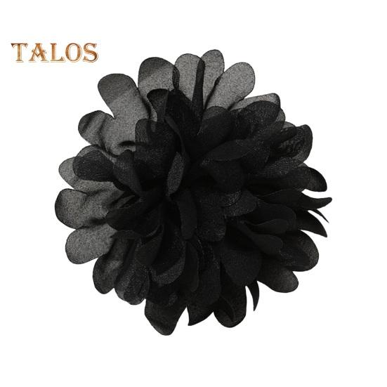 

Камелия Цветок Декор Брошь, булавка, противоскользящая клипса, сетчатая булавка с цветочным принтом, одежда, шляпы, сумки, значок, аксессуары для костюма чёрный