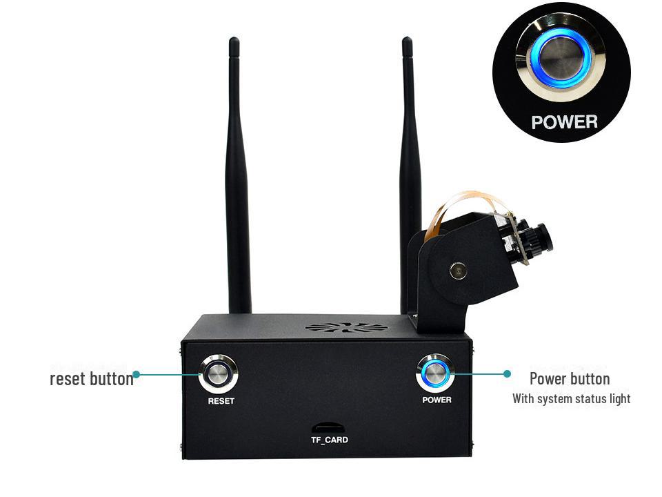 Jetson Nano 4GB Metallgehäuse mit Kamerahalterung