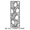 4 Spitzenrahmen-Metallmesserform aus Kohlenstoffstahl zum Selberschneiden - August 2024